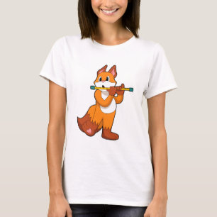 Fox på Music med Flute.PNG T Shirt