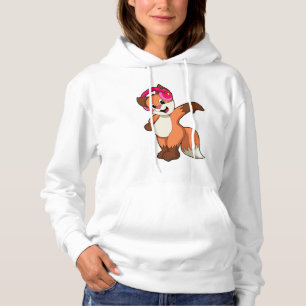 Fox på Music med hörlurar T Shirt