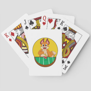 Fox på Poker med Poker chip Casinokort