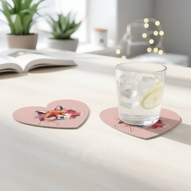 Fox Paper Coaster Underlägg Papper (Skapare uppladdad)