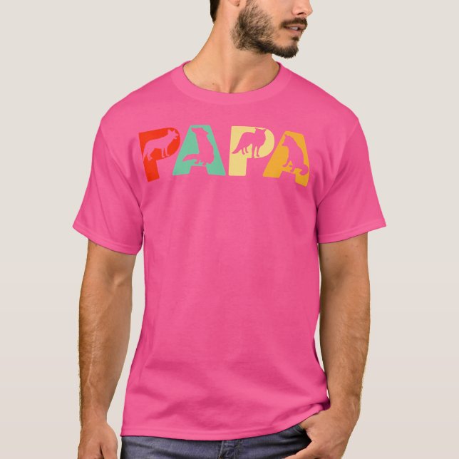 Fox Pappa Funny Pappa Fox Far T Shirt (Framsida)
