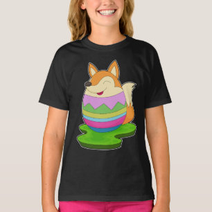 Fox Påsk Påskägg T Shirt