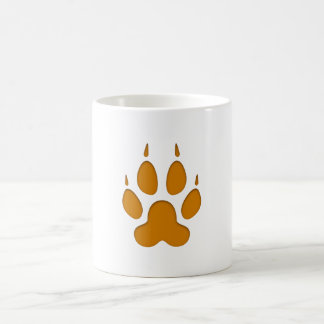 Fox Paw Print Kaffemugg