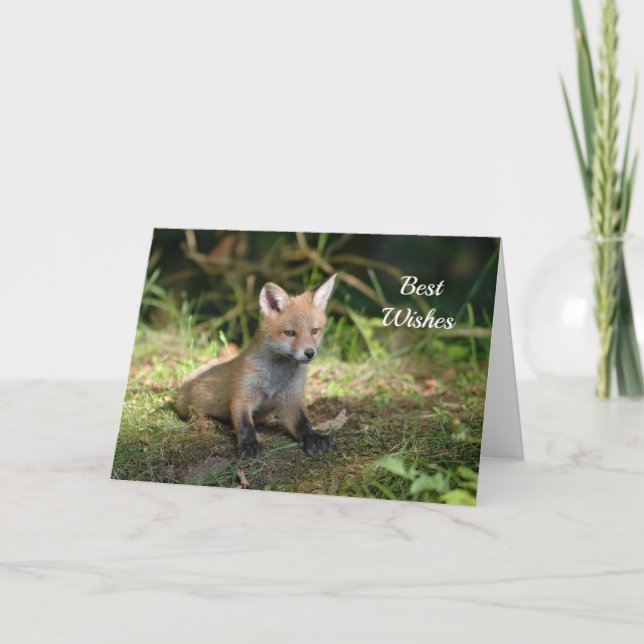 Fox Photo Grattiss Bröllop-kort Kort (Framsida)