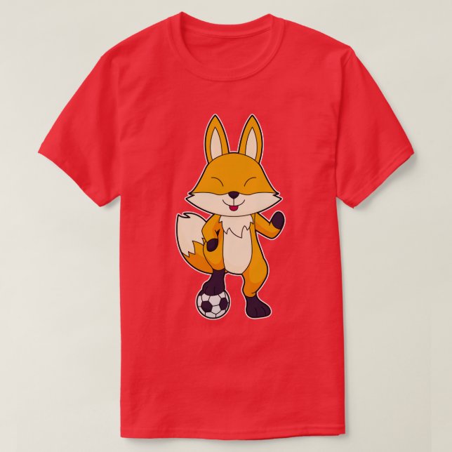 Fox Player-fotboll T Shirt (Design framsida)