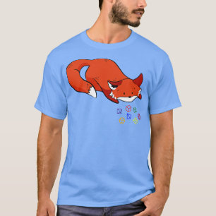 Fox Player med Polyhedral Dice T Shirt