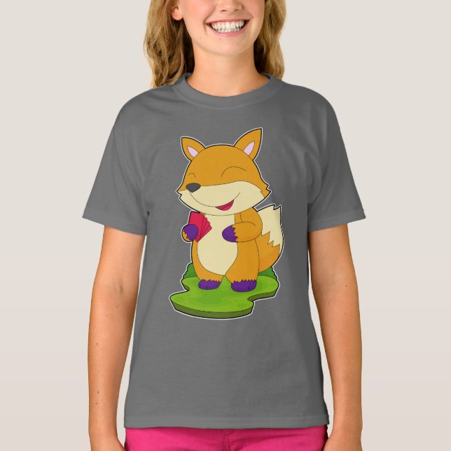 Fox Poker-bokkort T Shirt (Framsida)