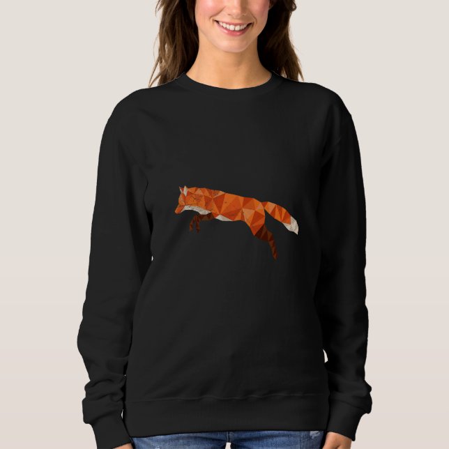 Fox polygon hunter hunting  2 t shirt (Framsida)
