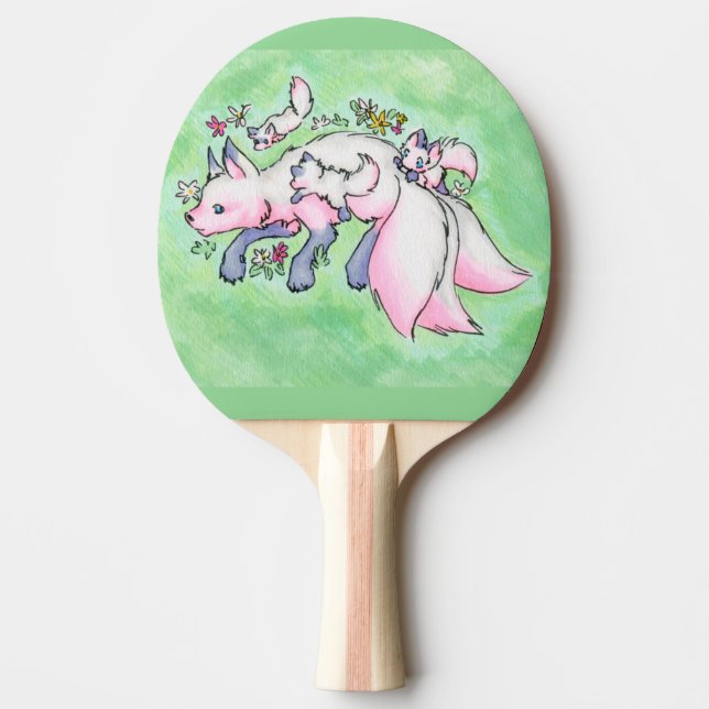 Fox Pong boll Pingisracket (Framsidan)