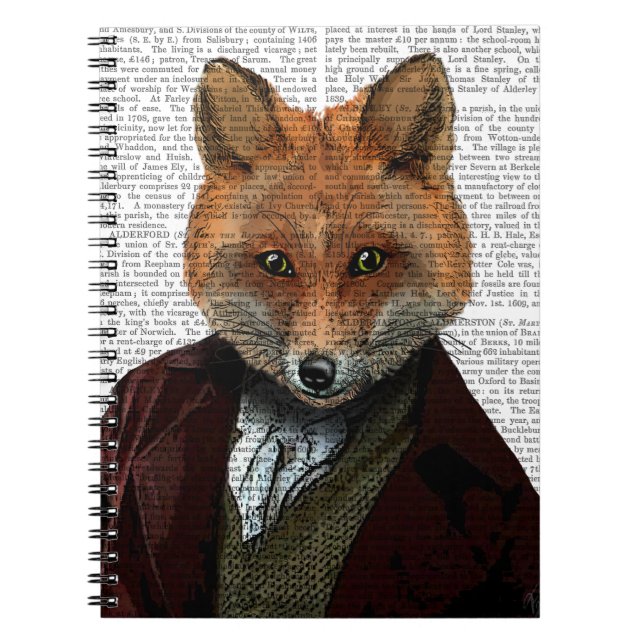 Fox Porträtt 2 Anteckningsbok (Framsidan)