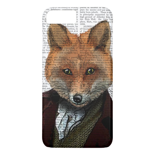 Fox Porträtt 2 Case-Mate iPhone Skal (Baksida)