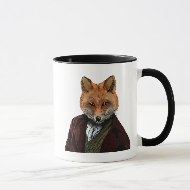 Fox Porträtt 2 Mugg (Höger)
