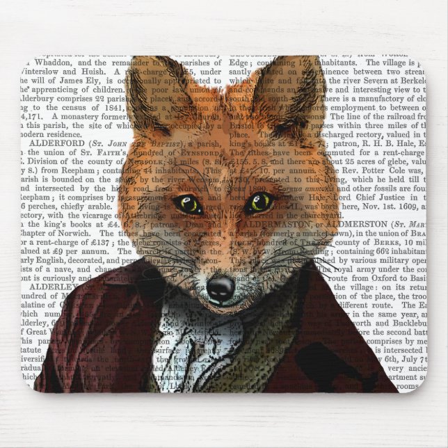 Fox Porträtt 2 Musmatta (Framsidan)