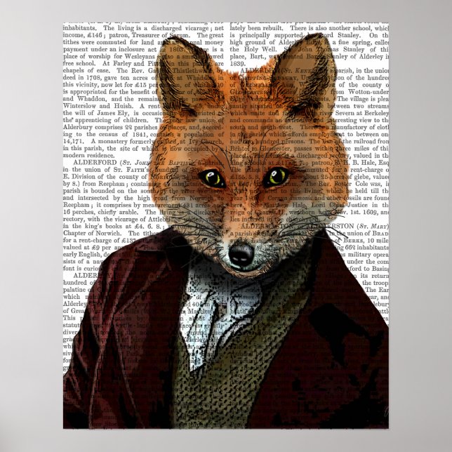Fox Porträtt Poster (Framsidan)