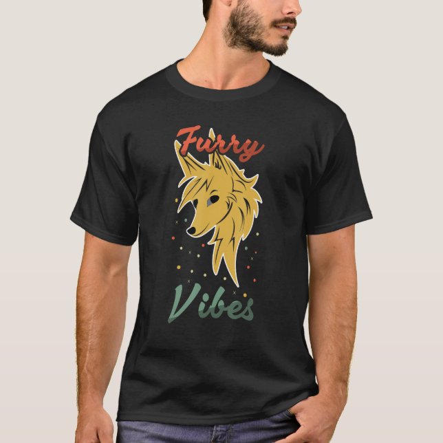 Fox Proud Furry Tail Ear Furry Vibes Furry Person  T Shirt (Framsida)