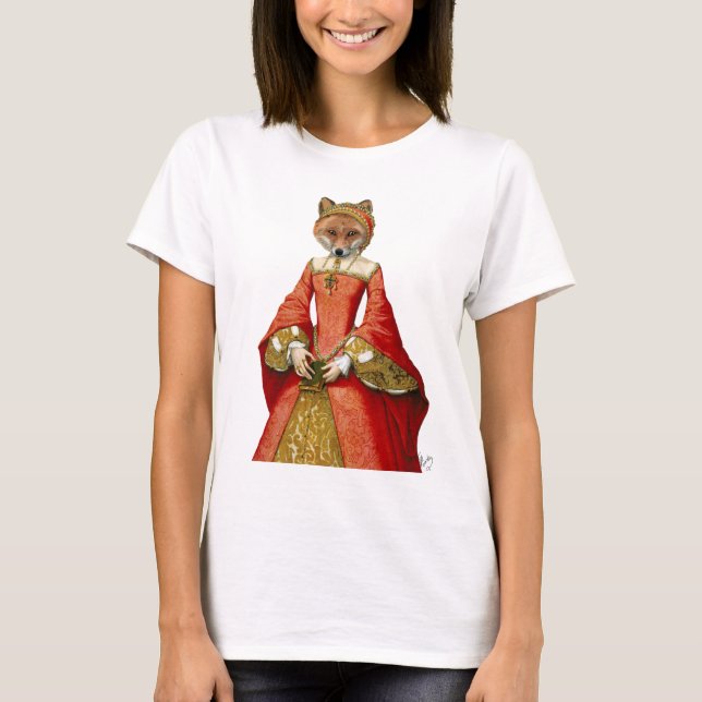 Fox Queen 2 T Shirt (Framsida)