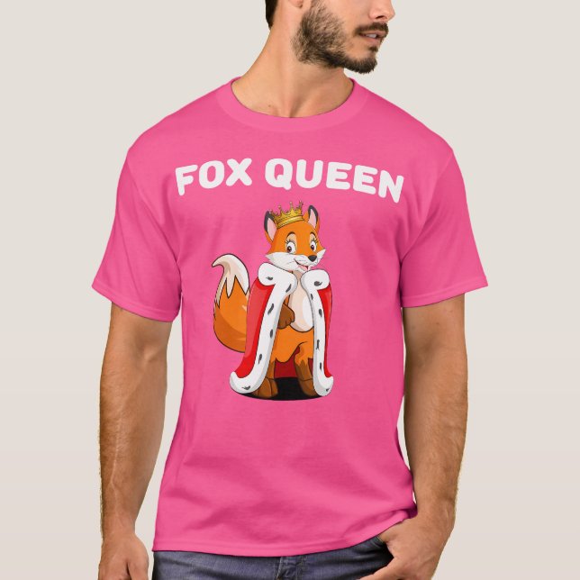 Fox Queen Girls Fox Fox T Shirt (Framsida)