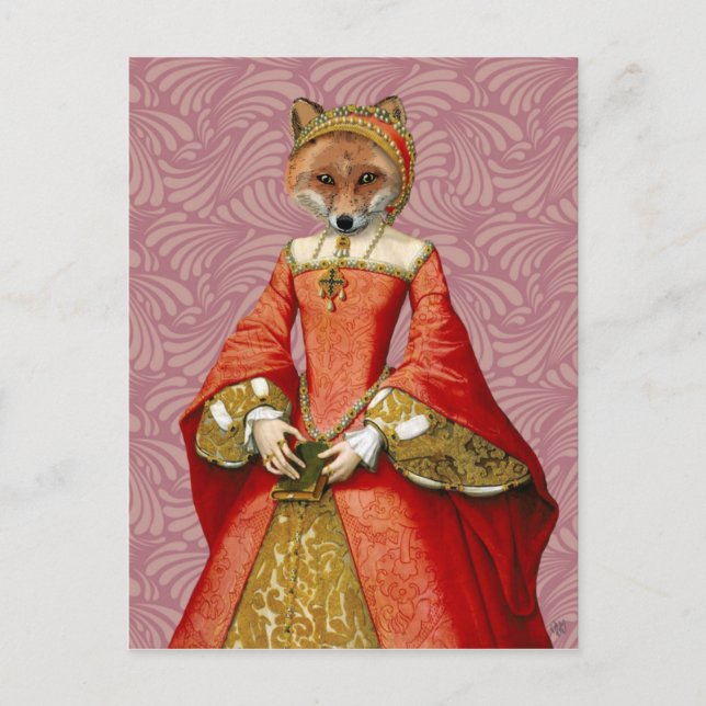 Fox Queen Vykort (Framsida)