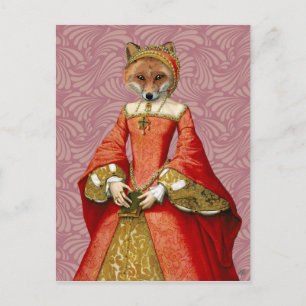 Fox Queen Vykort