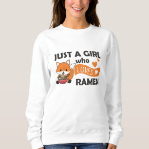 Fox Ramen Sweet Animes Eating Pasta T Shirt