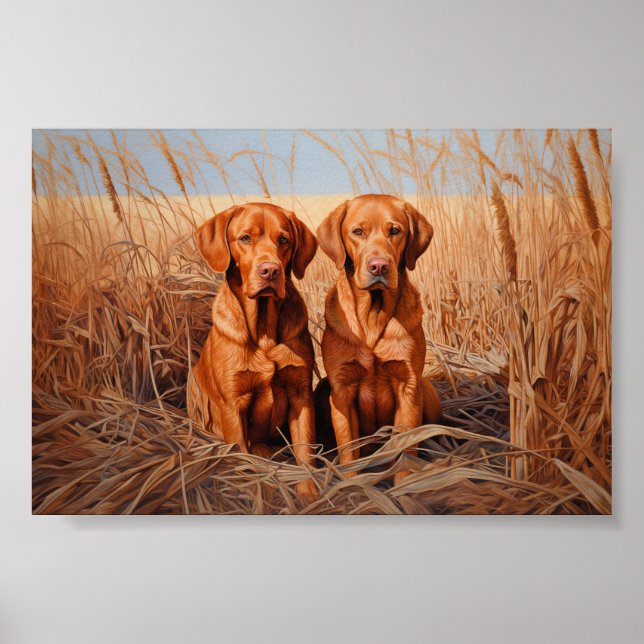 Fox red labrador hämmare poster (Framsidan)