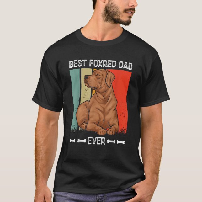 Fox Red Labrador Retriever Best Foxred Pappa någon T Shirt (Framsida)