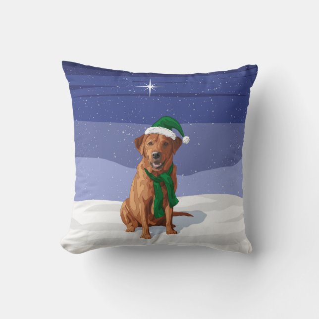 Fox Red Labrador Retriever jul-Hund Kudde (Framsida)