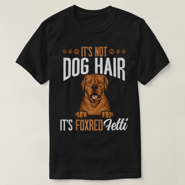 Fox Red Labrador Retriever Not Hund Hair Foxred La T Shirt (Design framsida)