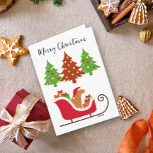 Fox Red Labrador Silhouette jul Sleigh