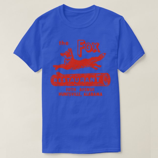 Fox Restaurant TShirt T Shirt (Design framsida)