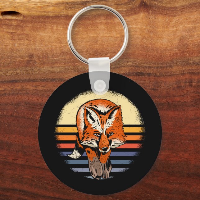 Fox Retro Nyckelring (Framsida)