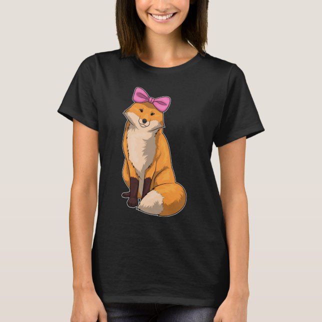 Fox Ribbon T Shirt (Framsida)
