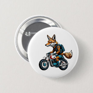 Fox rider en cykel knapp