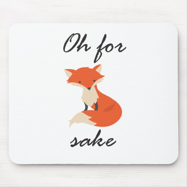 Fox Sake Mousepad Musmatta (Framsidan)