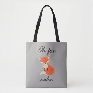Fox Sake Tote Tygkasse