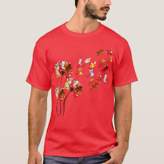 Fox Shirt Dandelion Foxes Älskare T