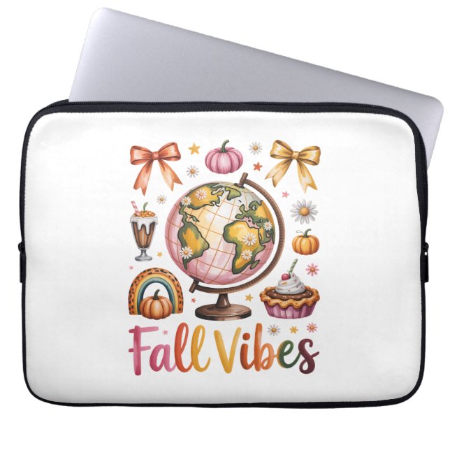 Fox Shirt Land Pumpkin Laptop Fodral (Framsidan)