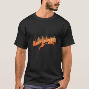 Fox silhouette fox-skogsjägare 1 t shirt