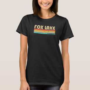 Fox Sjö Wisconsin Fishing Camping (Sommaren) T Shirt