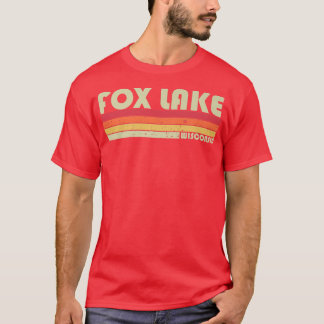 FOX SJÖ WISCONSIN Funny Fishing Camping Sommar Gi T Shirt