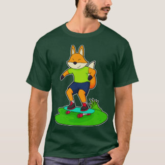Fox Skater Skateboard 2 T Shirt