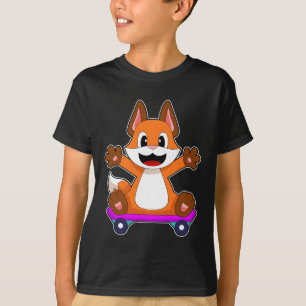 Fox Skater Skateboard T Shirt