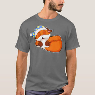 Fox Sleeping Nightcap T Shirt