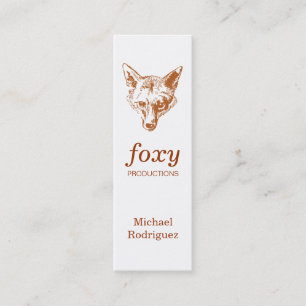 Fox Smala Card Mini Visitkort