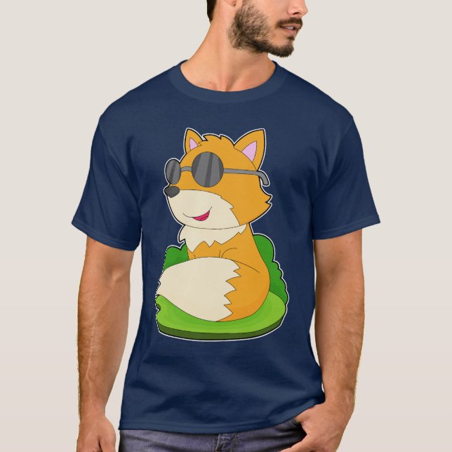 Fox Solglasögon T Shirt (Framsida)