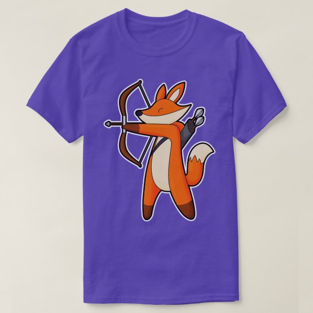 Fox som Archer med pilrad T Shirt (Design framsida)