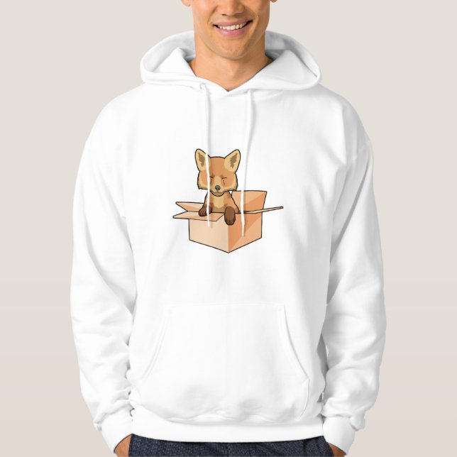 Fox som Baby i rutan Hoodie (Framsida)