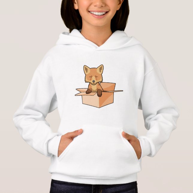 Fox som Baby i rutan T Shirt (Framsida)