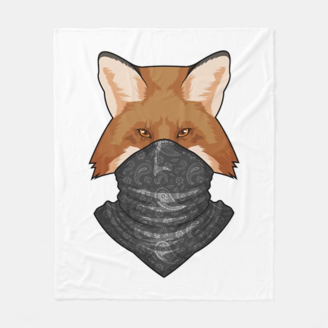 Fox som Bandit med KerChief Fleecefilt (Framsidan)