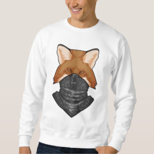 Fox som Bandit med KerChief Lång Ärmad Tröja
